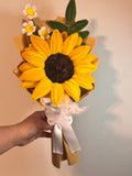 Sunflower single bouquet